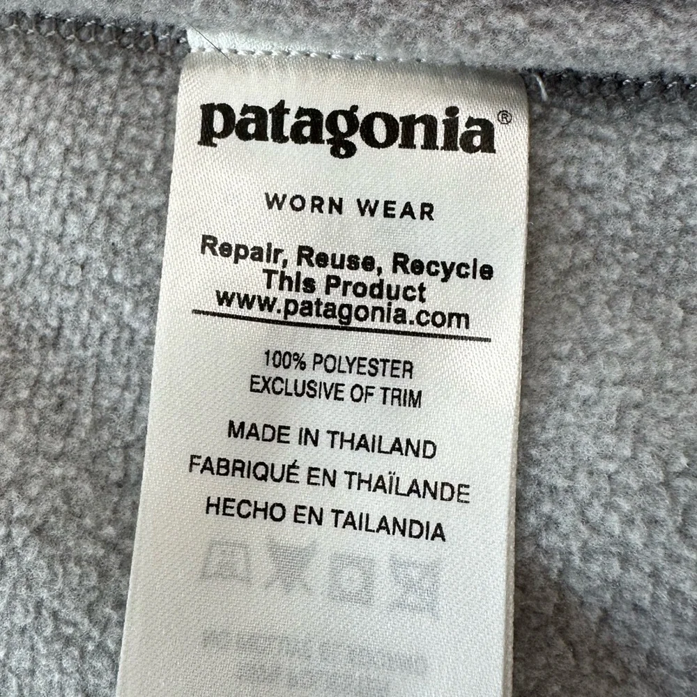 Patagonia Better Sweater Fleece Vest Heather Gray Women’s Size Small - Picture 10 of 11